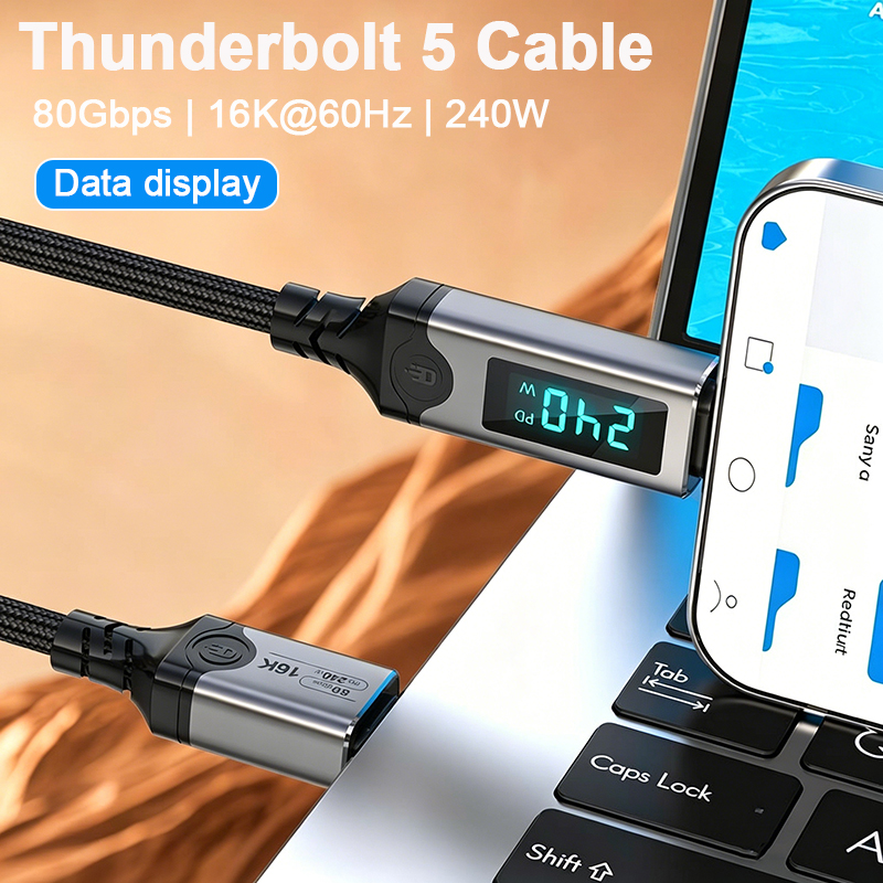 Home Security Robot - Kabel USB Type C PD240W Pengisian