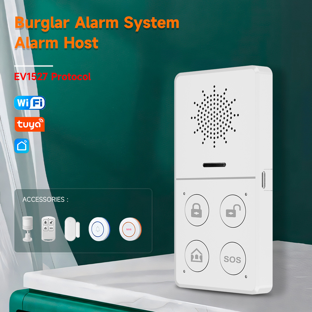 Sim Gsm Alarm - Tuya Alarm keamanan Wifi tanpa kabel,