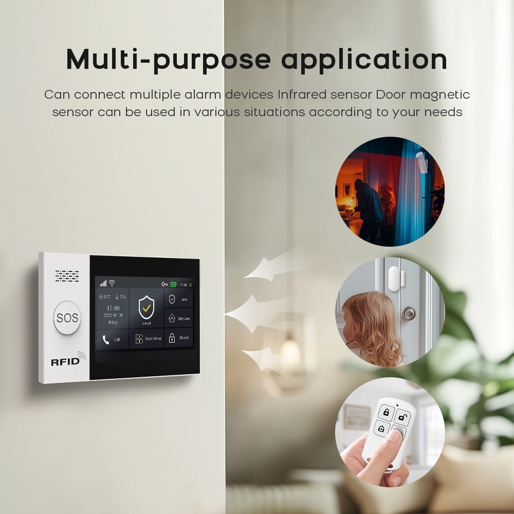 PG-107 Tuya Nirkabel Rumah WIF - Sim Gsm Alarm ulasan dan harga