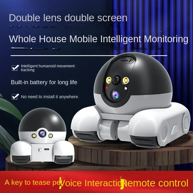 Kamera IP 2MP 5G WiFi Rumah Pi - Home Security Robot ulasan dan harga