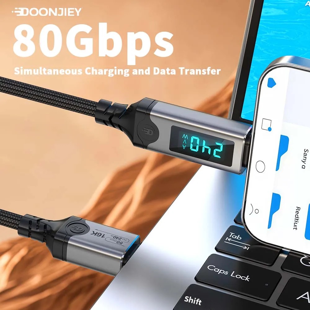 Kabel USB Type C PD240W Pengis - Home Security Robot ulasan dan harga