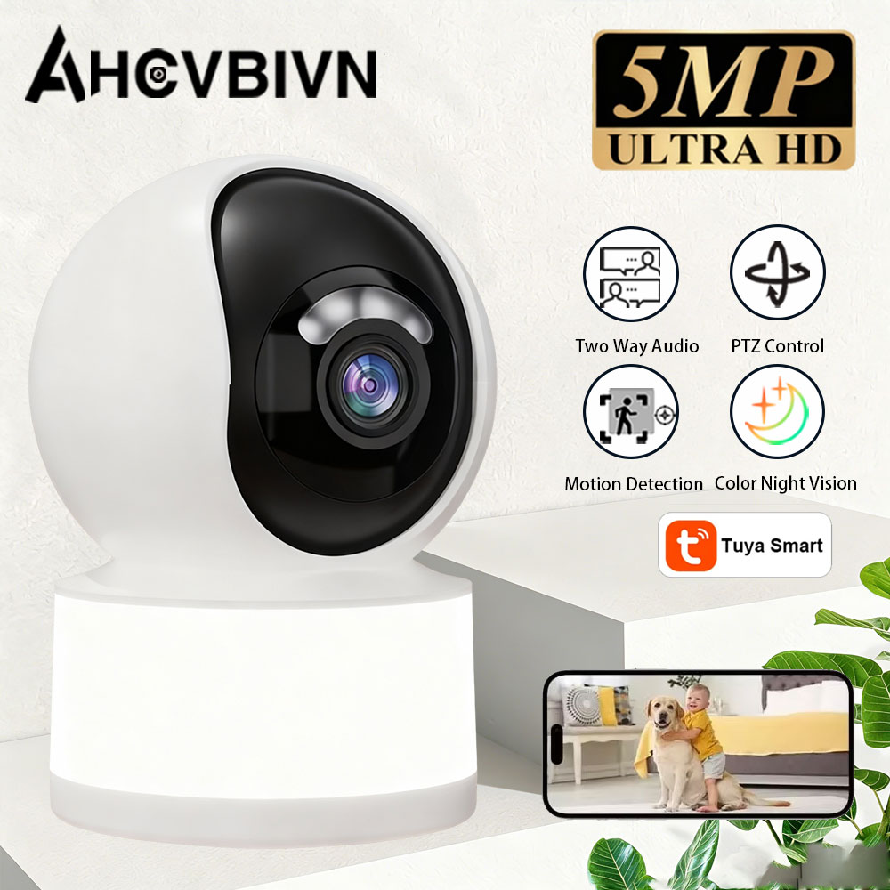 Kamera IP WiFi Mini Tuya Smart - Home Security Flood Lights ulasan dan harga
