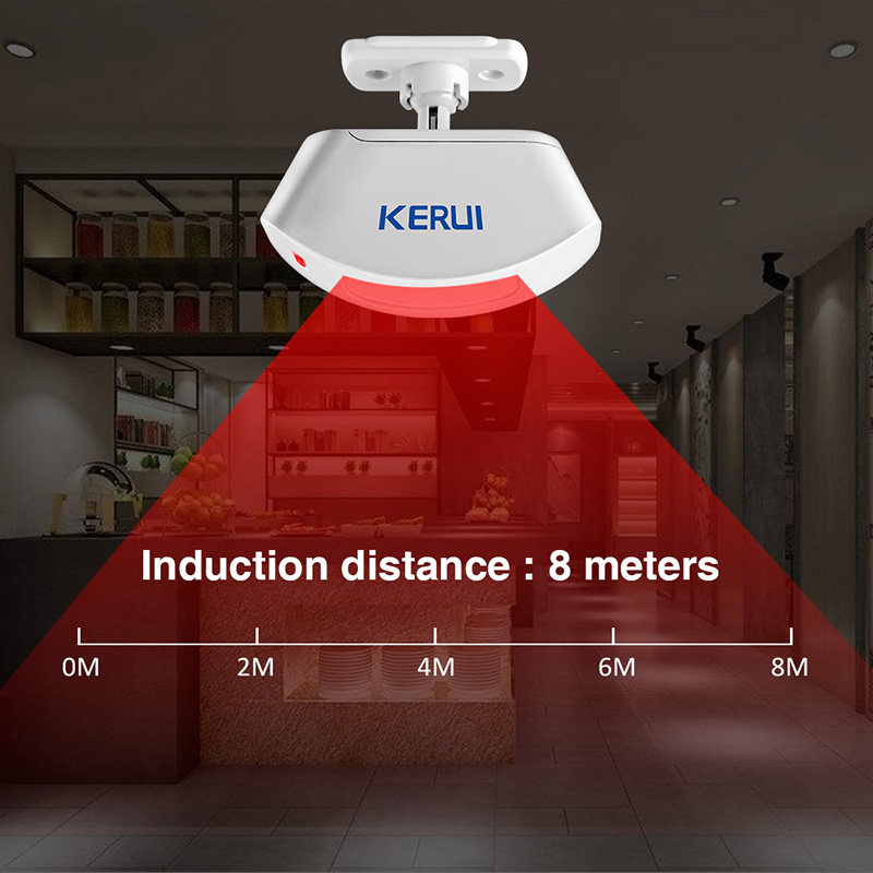 KERUI Detektor Inframerah Tira - Sim Gsm Alarm ulasan dan harga