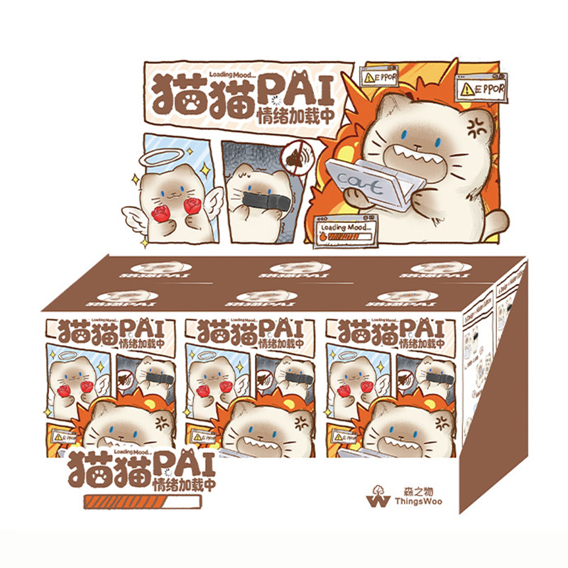 Figur Kucing Lucu dalam Kotak  - Home Security Box ulasan dan harga