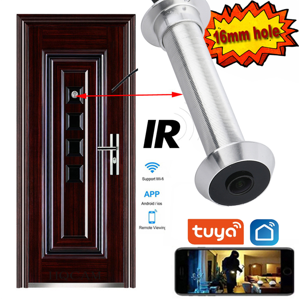 Kamera Lubang Pintu LED 1080P  - Home Security Front Door Camera ulasan dan harga