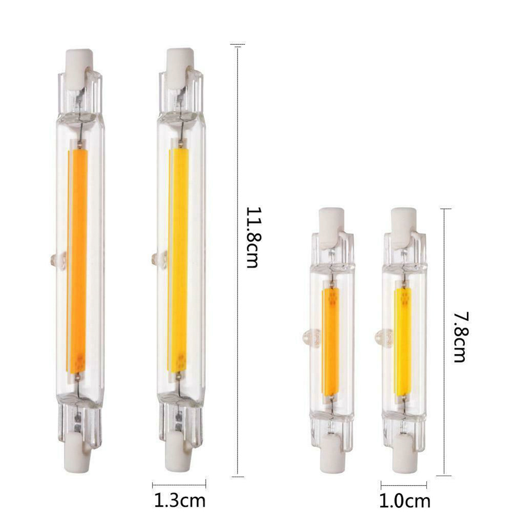 Lampu LED R7s 7W, Model Dua Uj - Home Security Battery Replacement ulasan dan harga