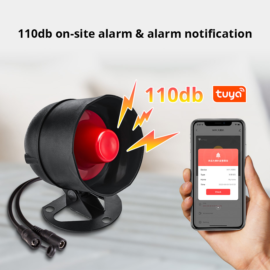 KERUI Tuya Speaker keras WIFI, - Sim Gsm Alarm ulasan dan harga